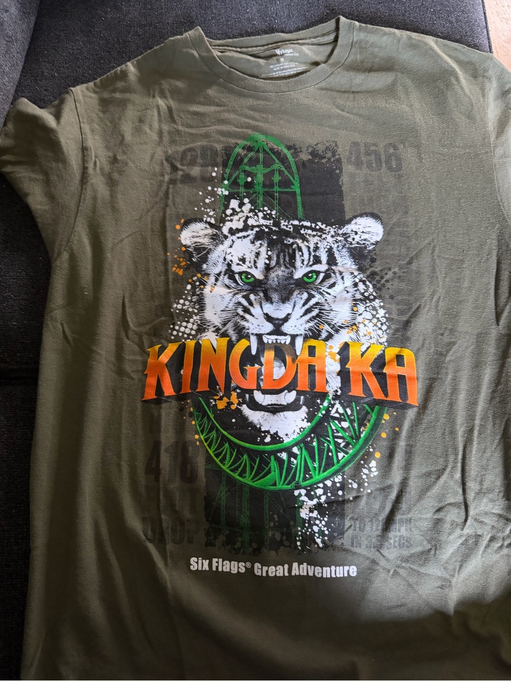 Six Flags Kingda Ka Tiger Graphic Tee